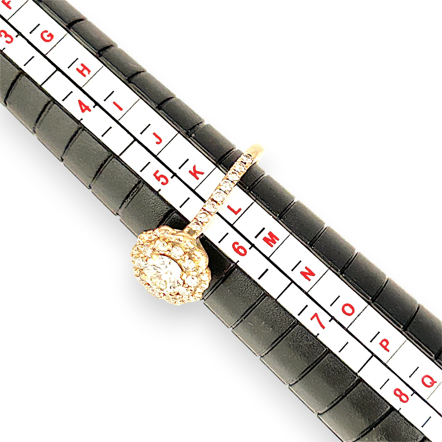 GOLD DEAL | 18ct (18K) Rose Gold Diamond Floral Halo Ring TDW 0.77ct Valuation $4,950