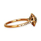 GOLD DEAL | 18ct (18K) Rose Gold Diamond Floral Halo Ring TDW 0.77ct Valuation $4,950