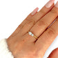 GOLD DEAL | 18ct (18K) Gold Trio Brilliance Ring with 0.47ct Diamonds Size N