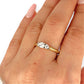 GOLD DEAL | 18ct (18K) Gold Trio Brilliance Ring with 0.47ct Diamonds Size N