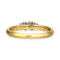 GOLD DEAL | 18ct (18K) Gold Trio Brilliance Ring with 0.47ct Diamonds Size N