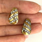 GOLD DEAL | 18ct (18K) Vintage Elegant Row of Diamonds 0.72ct Clip Back Earrings