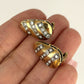 GOLD DEAL | 18ct (18K) Vintage Elegant Row of Diamonds 0.72ct Clip Back Earrings