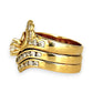 GOLD DEAL | 18ct (18K) Gold Cascading Brilliance Diamond Ring Valuation $16,750