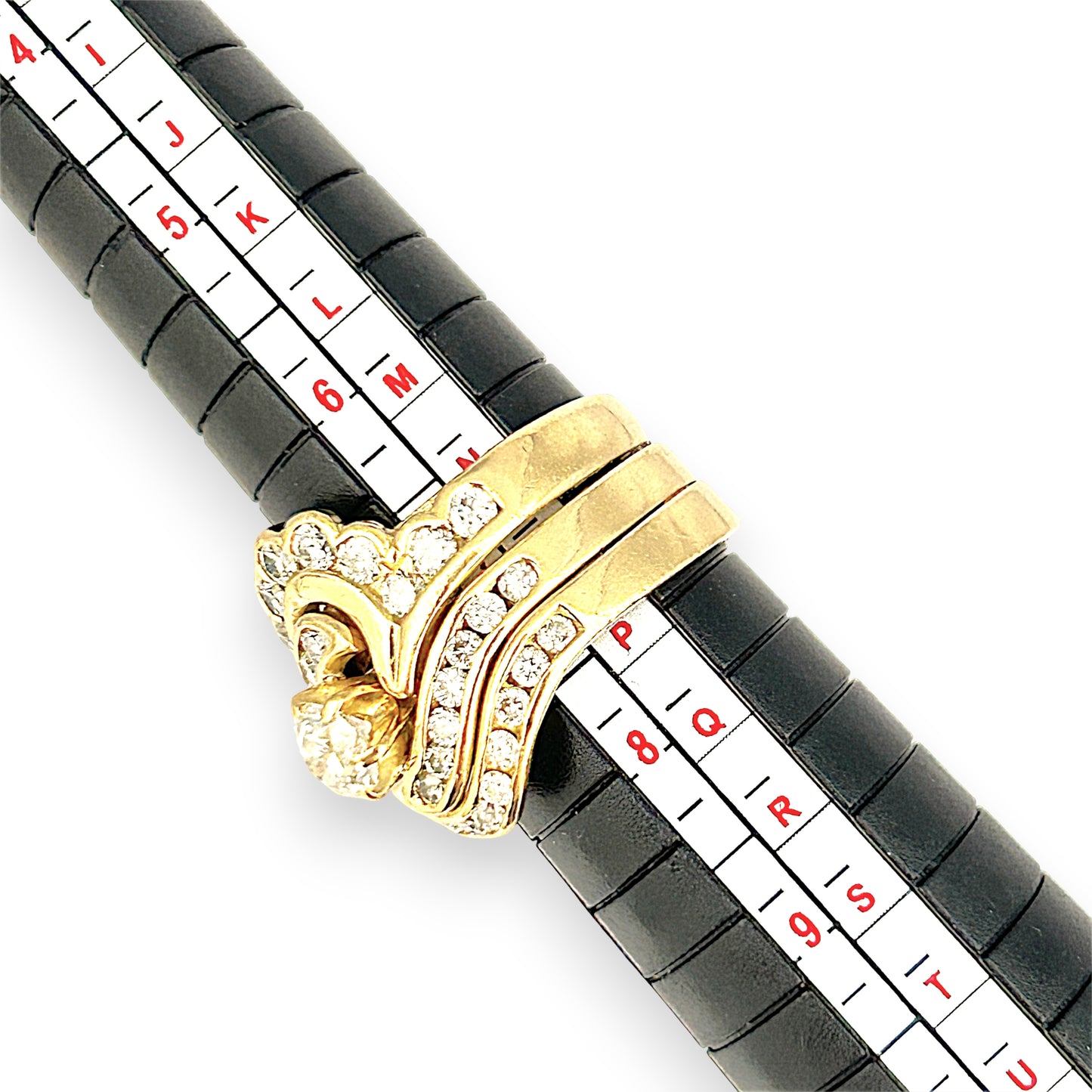 GOLD DEAL | 18ct (18K) Gold Cascading Brilliance Diamond Ring Valuation $16,750