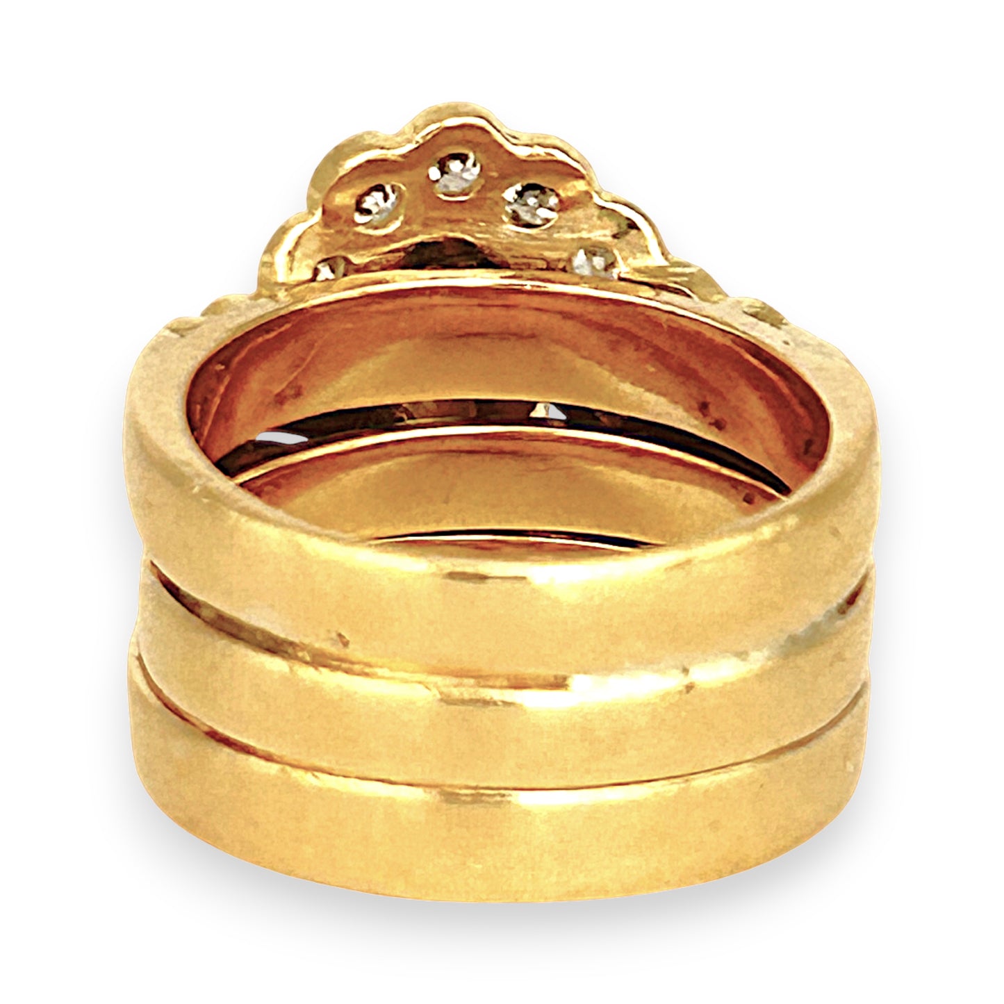 GOLD DEAL | 18ct (18K) Gold Cascading Brilliance Diamond Ring Valuation $16,750