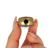 GOLD DEAL | 18ct (18K) Y/W Gold Royal Crest Sapphire & Diamond Ring Size R