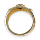 GOLD DEAL | 18ct (18K) Y/W Gold Royal Crest Sapphire & Diamond Ring Size R