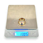 GOLD DEAL | 18ct (18K) Y/W Gold Royal Crest Sapphire & Diamond Ring Size R