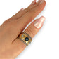 GOLD DEAL | 18ct (18K) Y/W Gold Royal Crest Sapphire & Diamond Ring Size R