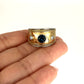 GOLD DEAL | 18ct (18K) Y/W Gold Royal Crest Sapphire & Diamond Ring Size R