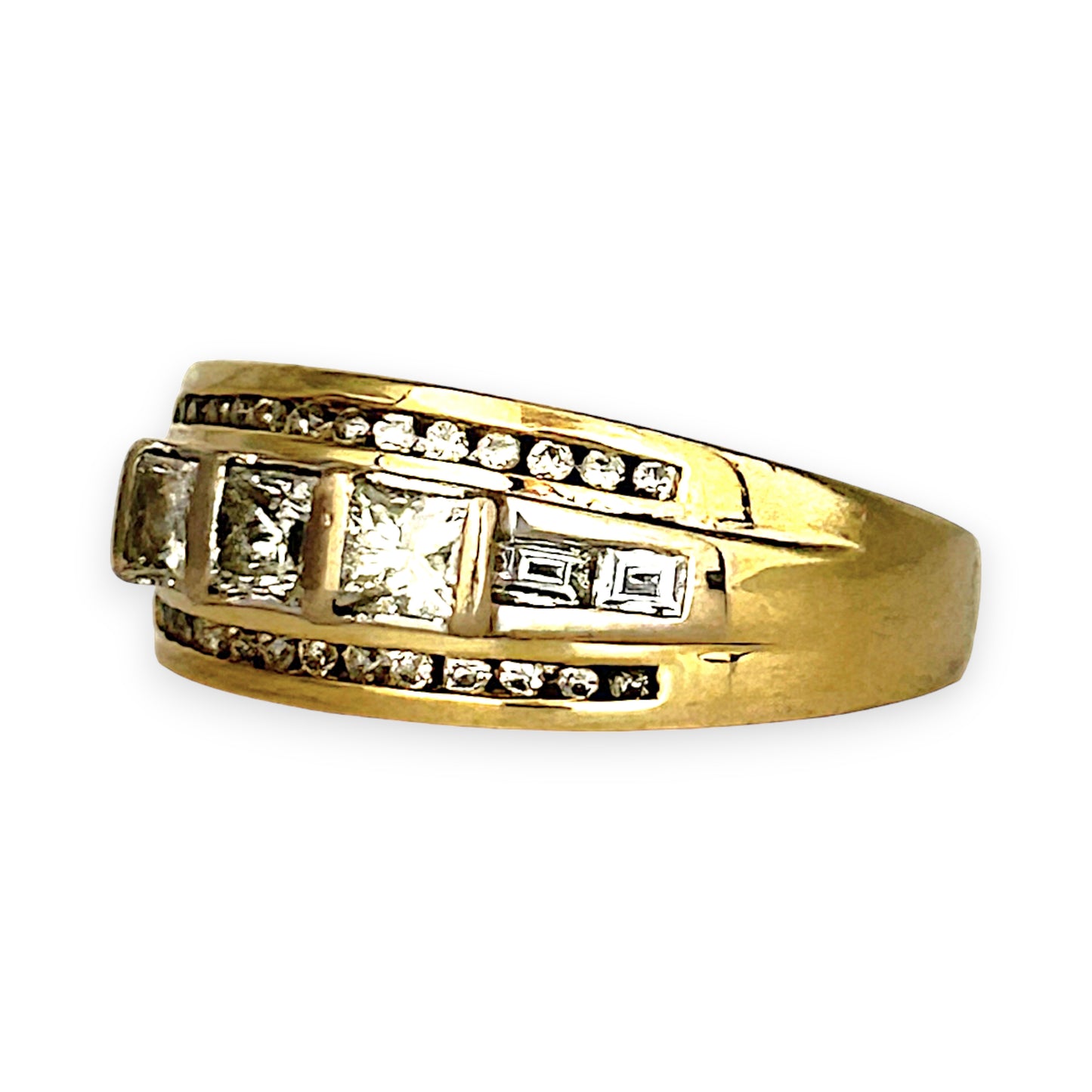 GOLD DEAL | 18ct (18K) Gold Ring Celestial Diamond Elegance TDW 0.88ct Valuation $7,450