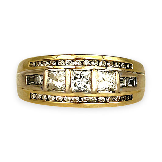 GOLD DEAL | 18ct (18K) Gold Ring Celestial Diamond Elegance TDW 0.88ct Valuation $7,450