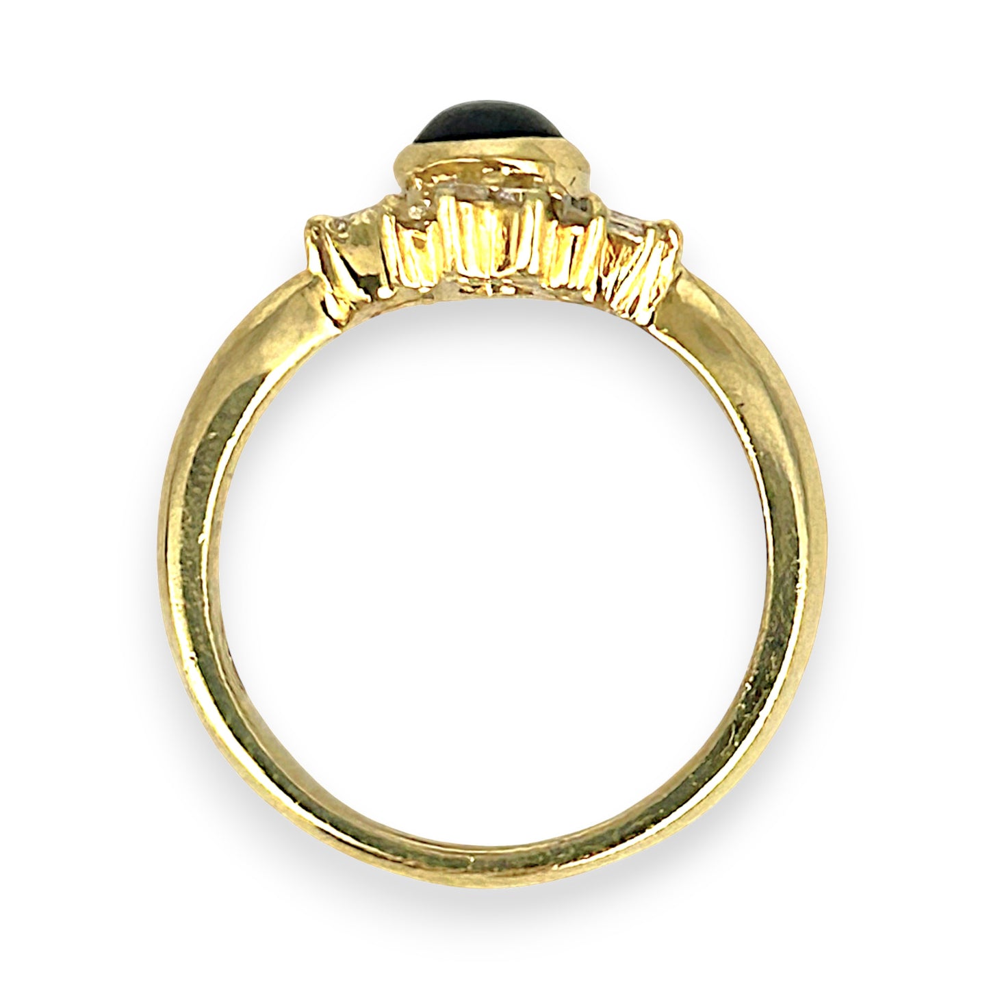 GOLD DEAL | 18ct (18K) Gold Midnight Bloom Sapphire & Diamond Ring Valuation $6,750