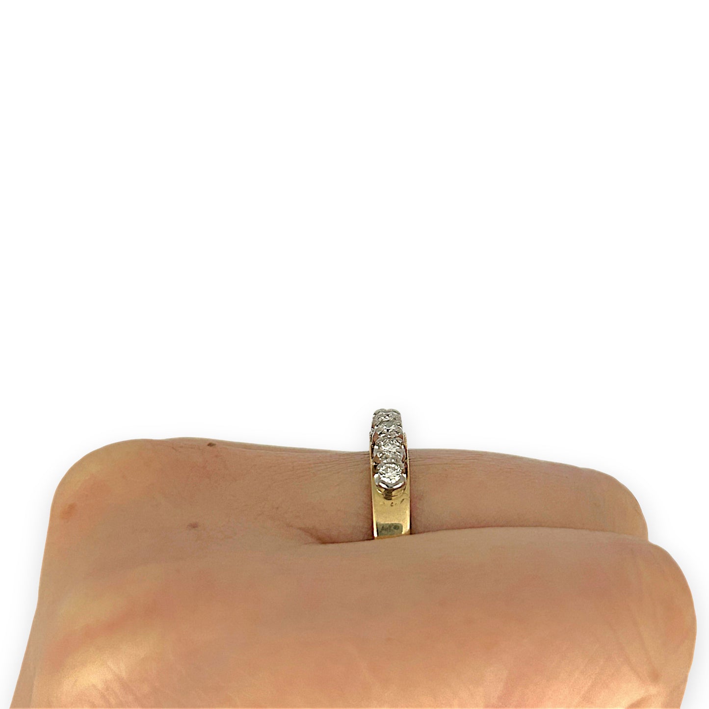 GOLD DEAL | 18ct (18K) Gold Diamond Eternity Band TDW 0.25ct Valuation $3,575