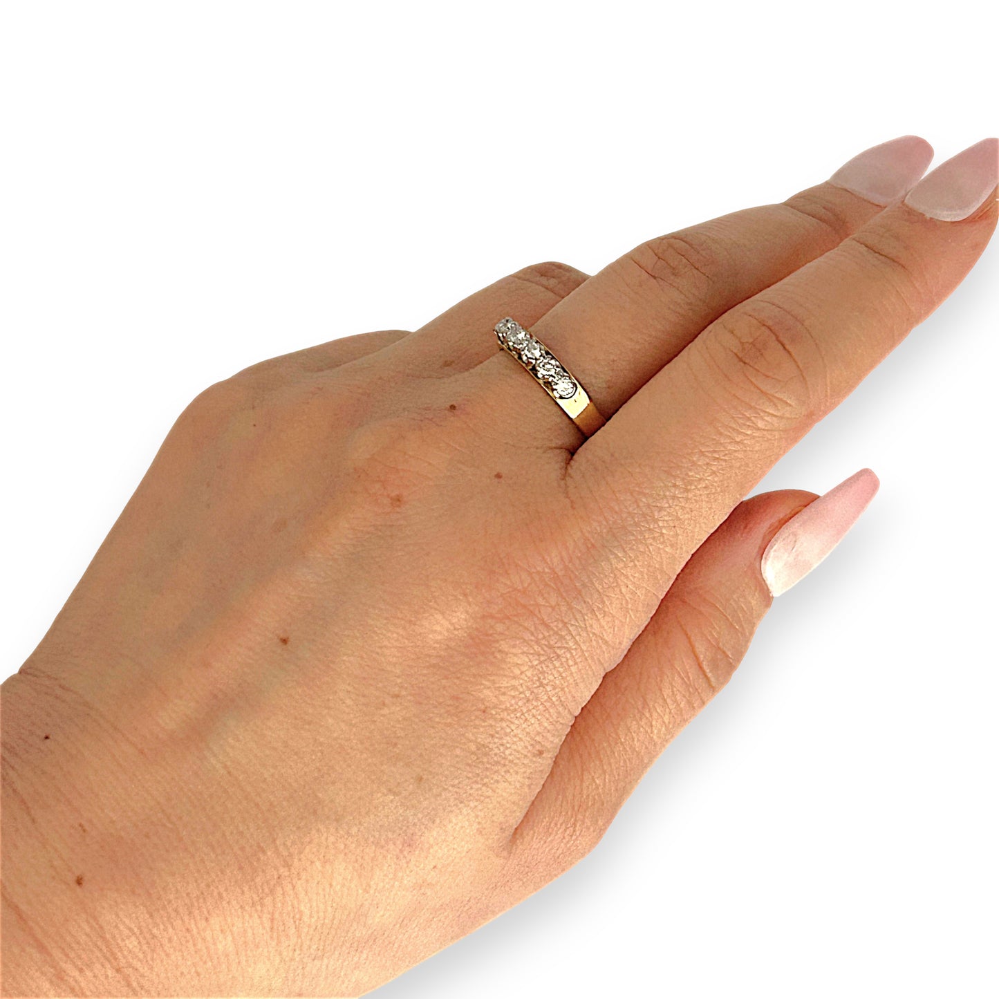 GOLD DEAL | 18ct (18K) Gold Diamond Eternity Band TDW 0.25ct Valuation $3,575