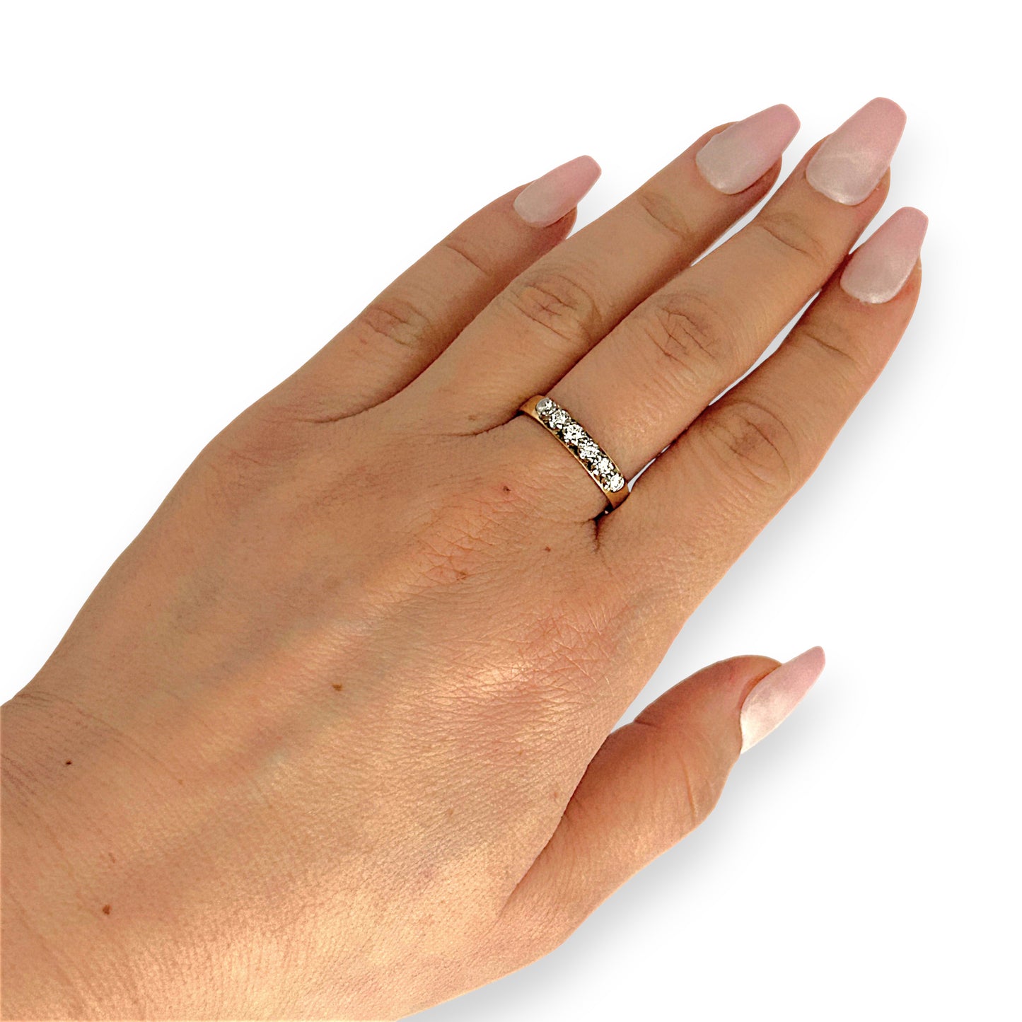 GOLD DEAL | 18ct (18K) Gold Diamond Eternity Band TDW 0.25ct Valuation $3,575