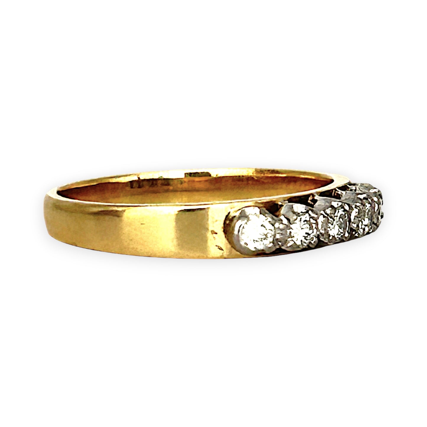 GOLD DEAL | 18ct (18K) Gold Diamond Eternity Band TDW 0.25ct Valuation $3,575