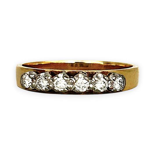 GOLD DEAL | 18ct (18K) Gold Diamond Eternity Band TDW 0.25ct Valuation $3,575