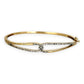 GOLD DEAL | 9ct Gold Elysian Knot Bangle with Diamonds Valuation $4,400. TDW 0.50ct.