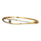 GOLD DEAL | 9ct Gold Elysian Knot Bangle with Diamonds Valuation $4,400. TDW 0.50ct.