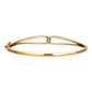 GOLD DEAL | 9ct Gold Elysian Knot Bangle with Diamonds Valuation $4,400. TDW 0.50ct.