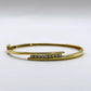 NZGD | 9ct Gold Michael Hill Eternal Crossover Bangle