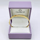 NZGD | 9ct Gold Michael Hill Eternal Crossover Bangle
