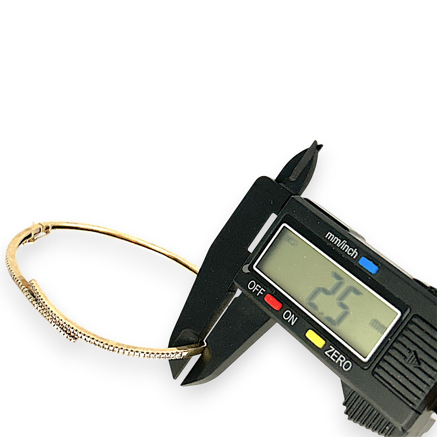 GOLD DEAL | 9ct (9K) Gold Diamond Crosslight Oval Bangle 70.3mm Valuation $4,750
