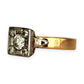 GOLD DEAL | FLASH SALE 18ct (18K) Y/W Gold Diamond 0.72ct Vintage 1997 Dress Ring Size Q