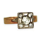GOLD DEAL | FLASH SALE 18ct (18K) Y/W Gold Diamond 0.72ct Vintage 1997 Dress Ring Size Q