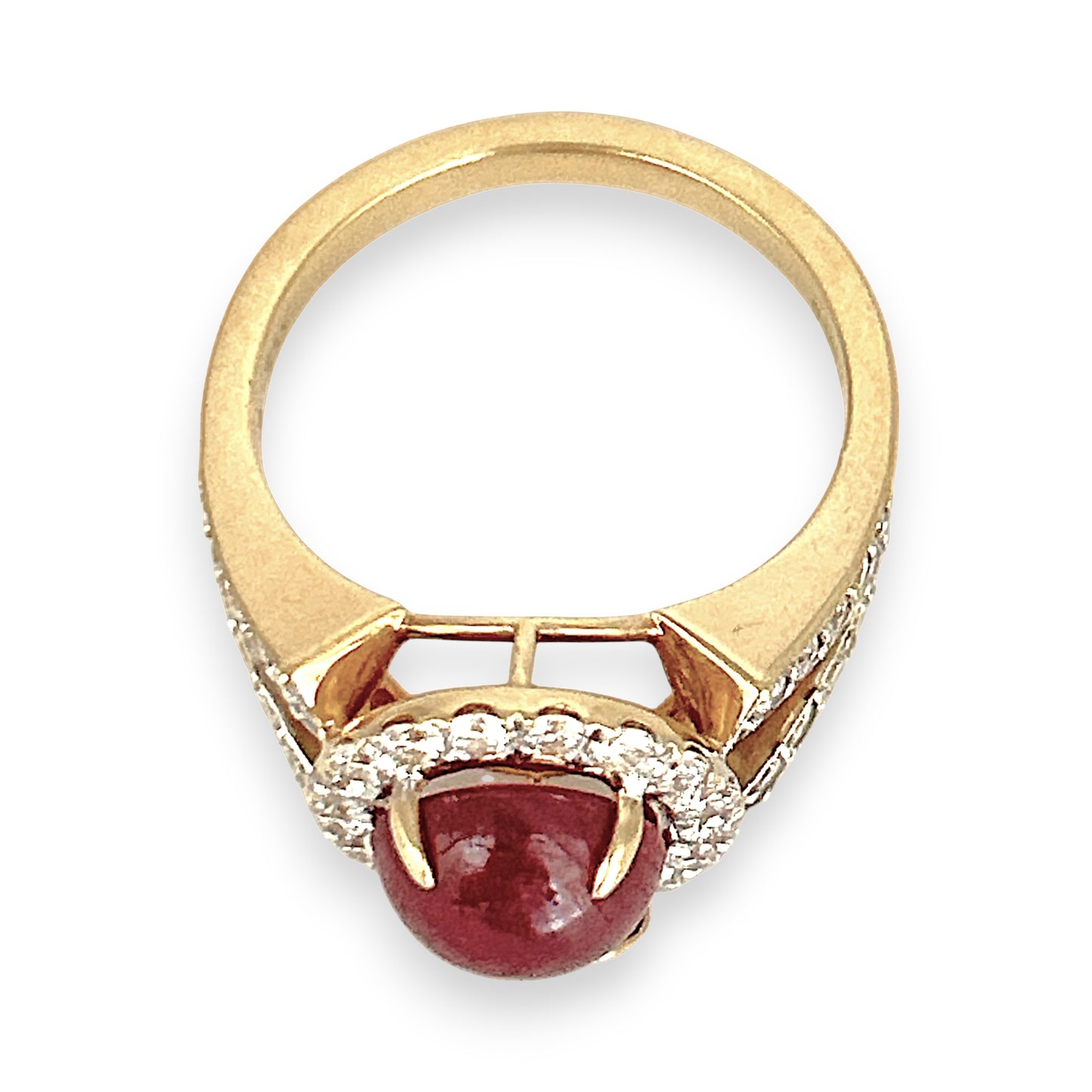 XMAS DEAL | 18kt Gold Crimson Majesty Ruby Ring Valuation: $9,850