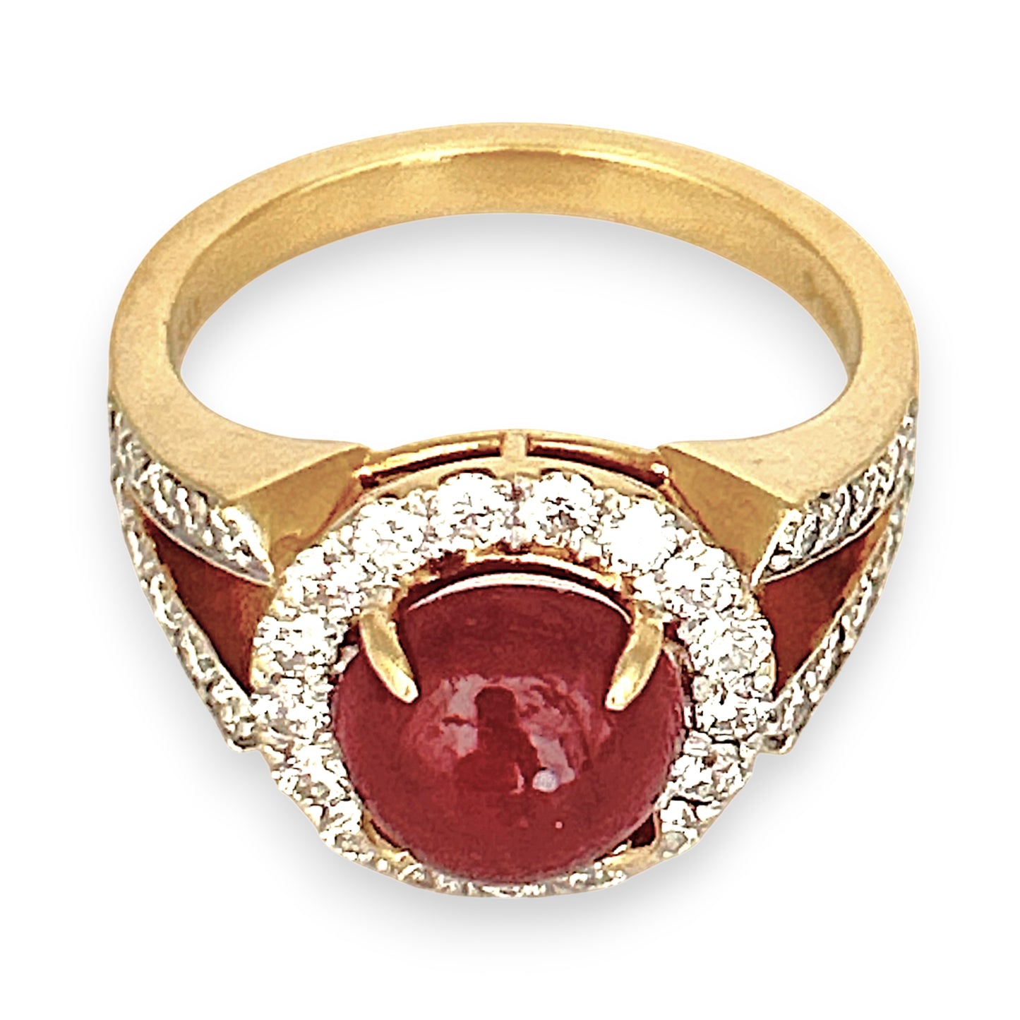 XMAS DEAL | 18kt Gold Crimson Majesty Ruby Ring Valuation: $9,850