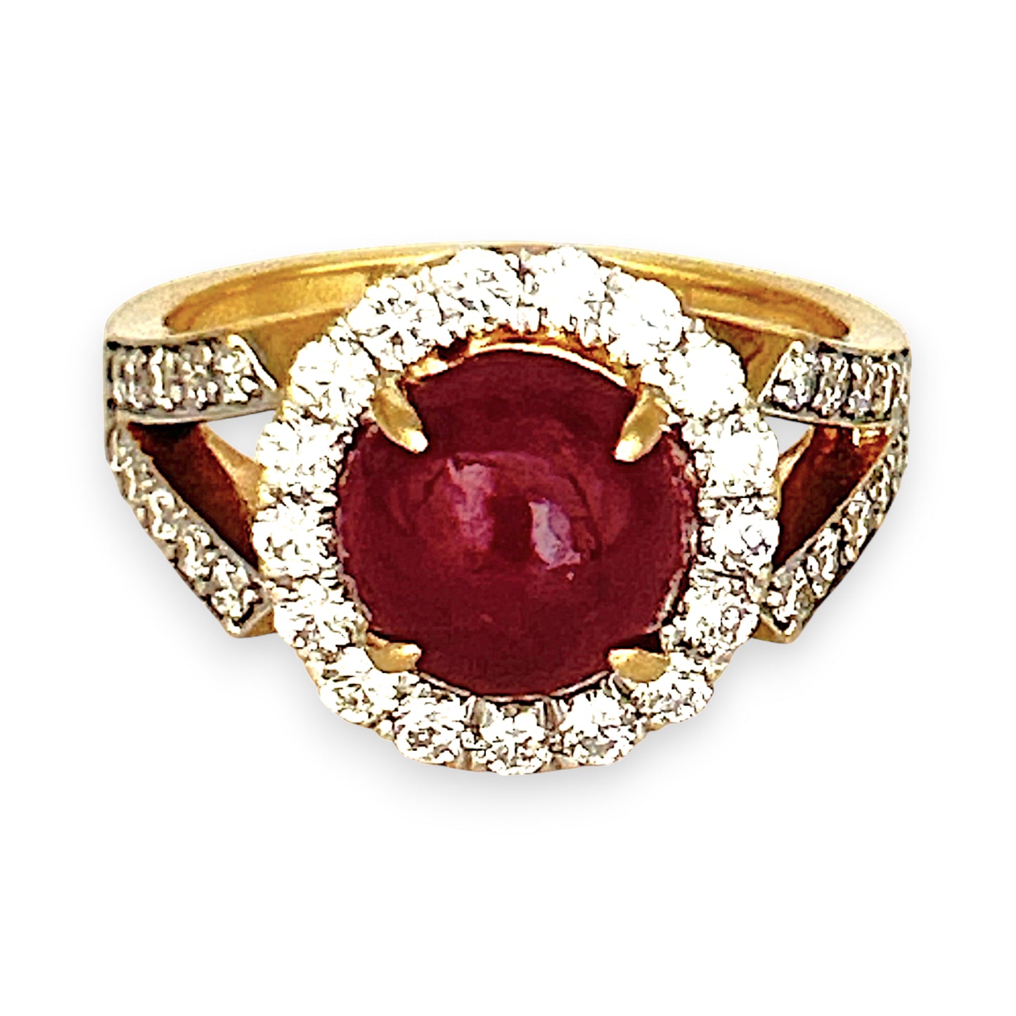 XMAS DEAL | 18kt Gold Crimson Majesty Ruby Ring Valuation: $9,850