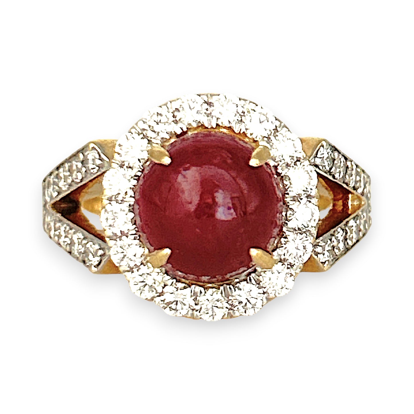 XMAS DEAL | 18kt Gold Crimson Majesty Ruby Ring Valuation: $9,850