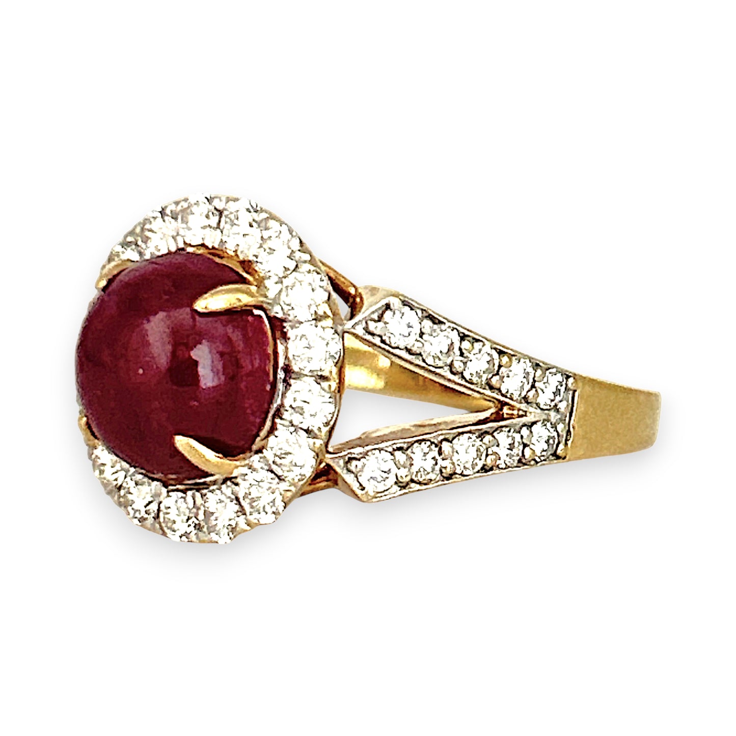 XMAS DEAL | 18kt Gold Crimson Majesty Ruby Ring Valuation: $9,850