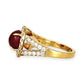 XMAS DEAL | 18kt Gold Crimson Majesty Ruby Ring Valuation: $9,850