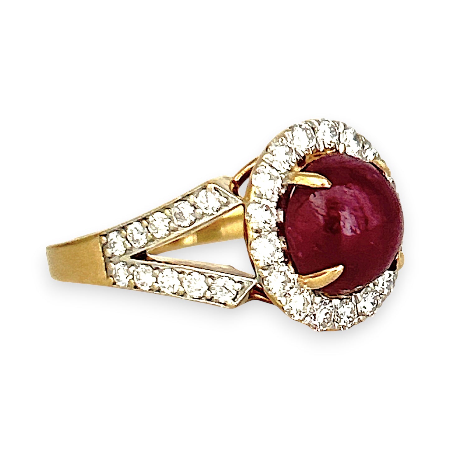 XMAS DEAL | 18kt Gold Crimson Majesty Ruby Ring Valuation: $9,850