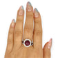XMAS DEAL | 18kt Gold Crimson Majesty Ruby Ring Valuation: $9,850