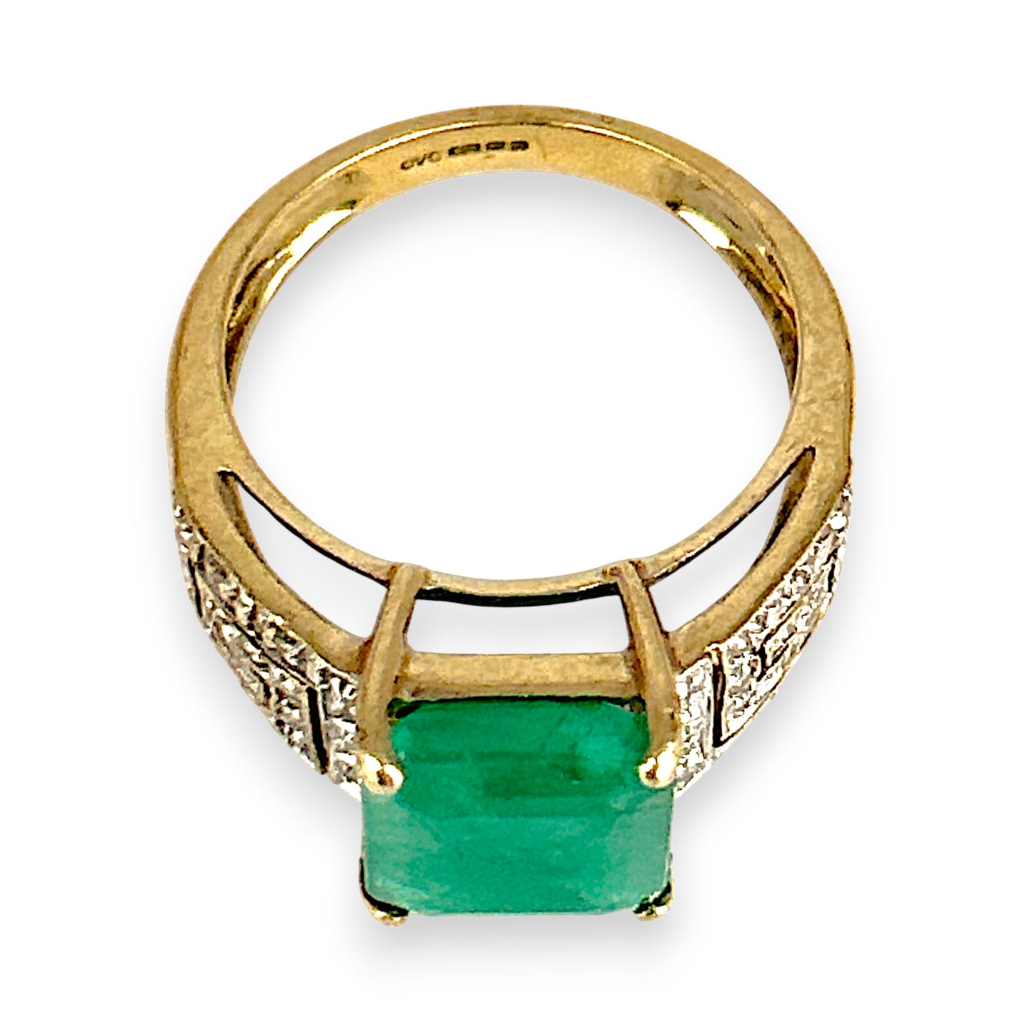 GOLD DEAL | 9ct Gold Emerald Majesty Ring Valuation $2,500