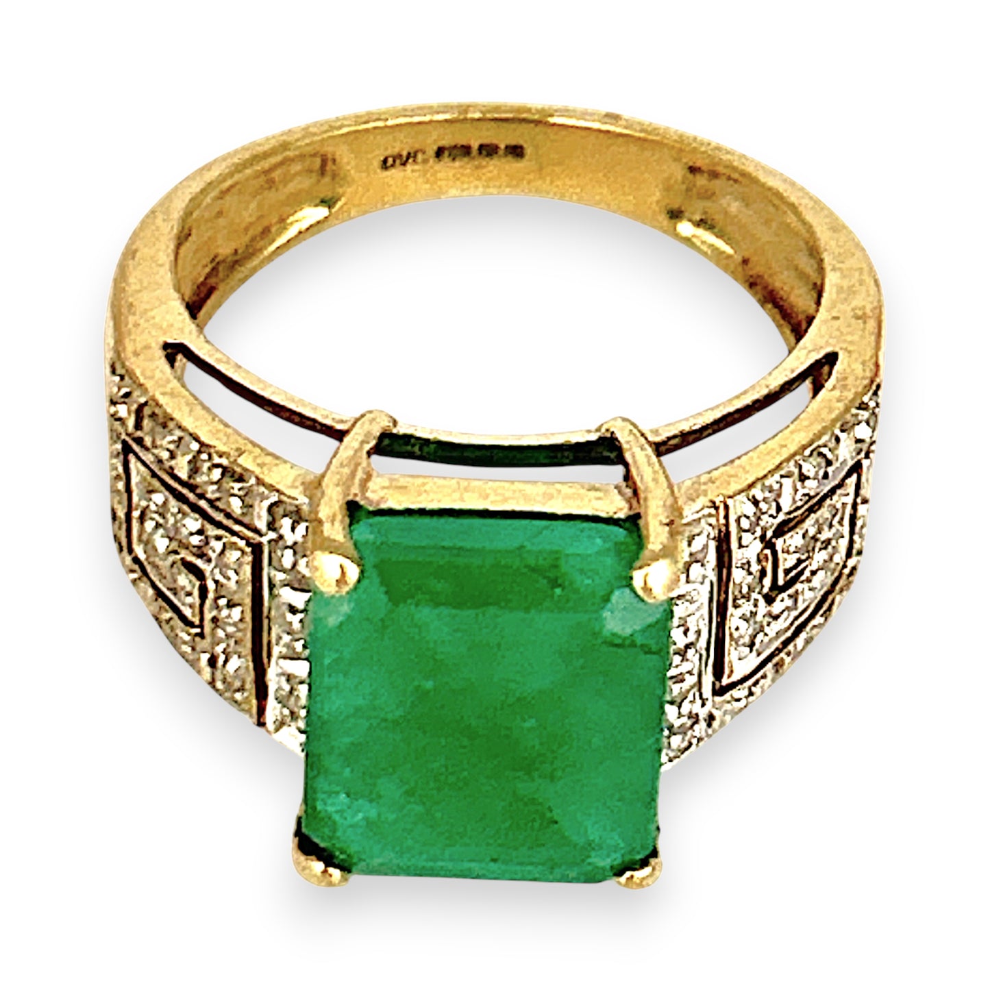 GOLD DEAL | 9ct Gold Emerald Majesty Ring Valuation $2,500