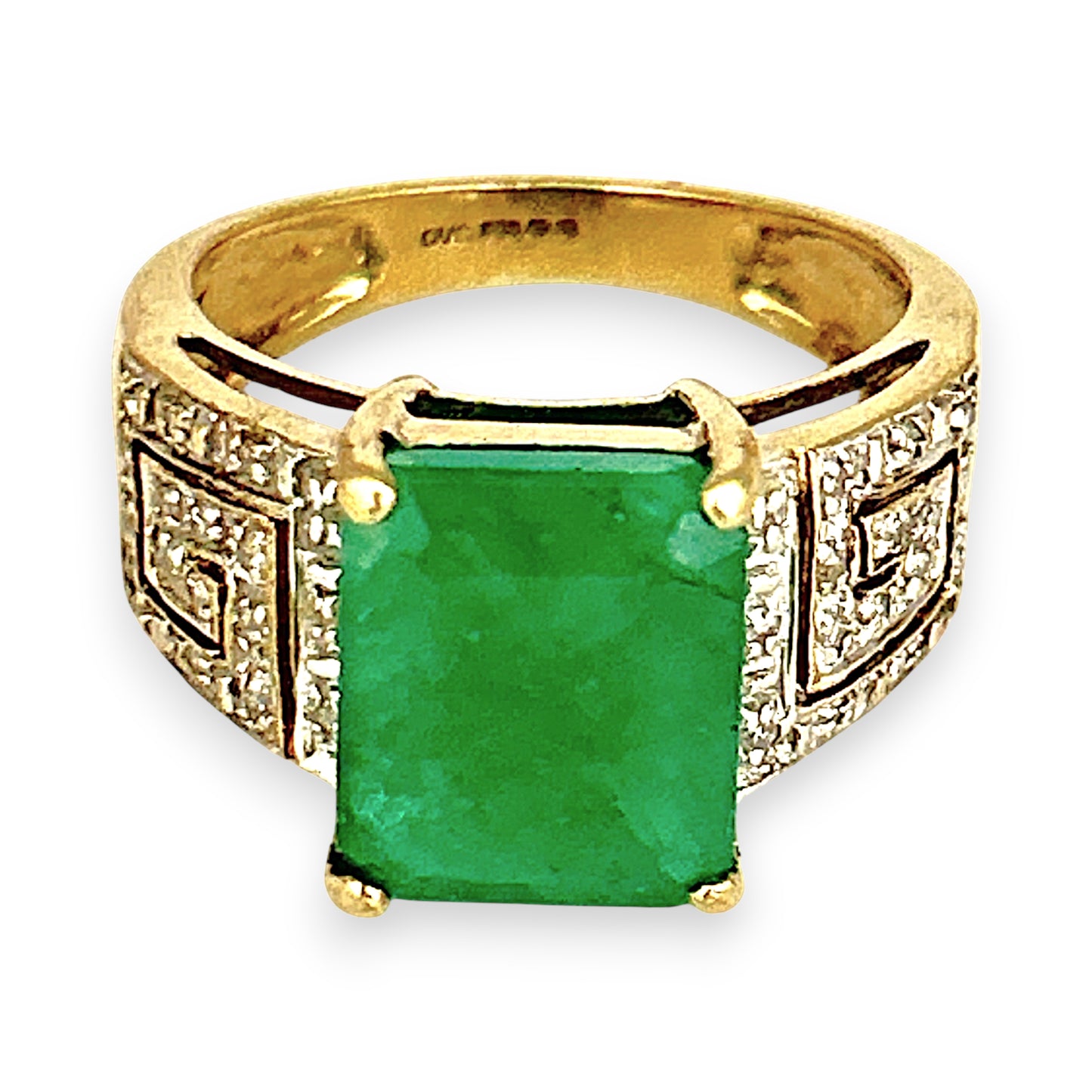 GOLD DEAL | 9ct Gold Emerald Majesty Ring Valuation $2,500