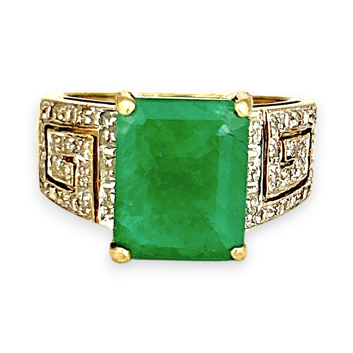 GOLD DEAL | 9ct Gold Emerald Majesty Ring Valuation $2,500