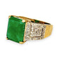 GOLD DEAL | 9ct Gold Emerald Majesty Ring Valuation $2,500