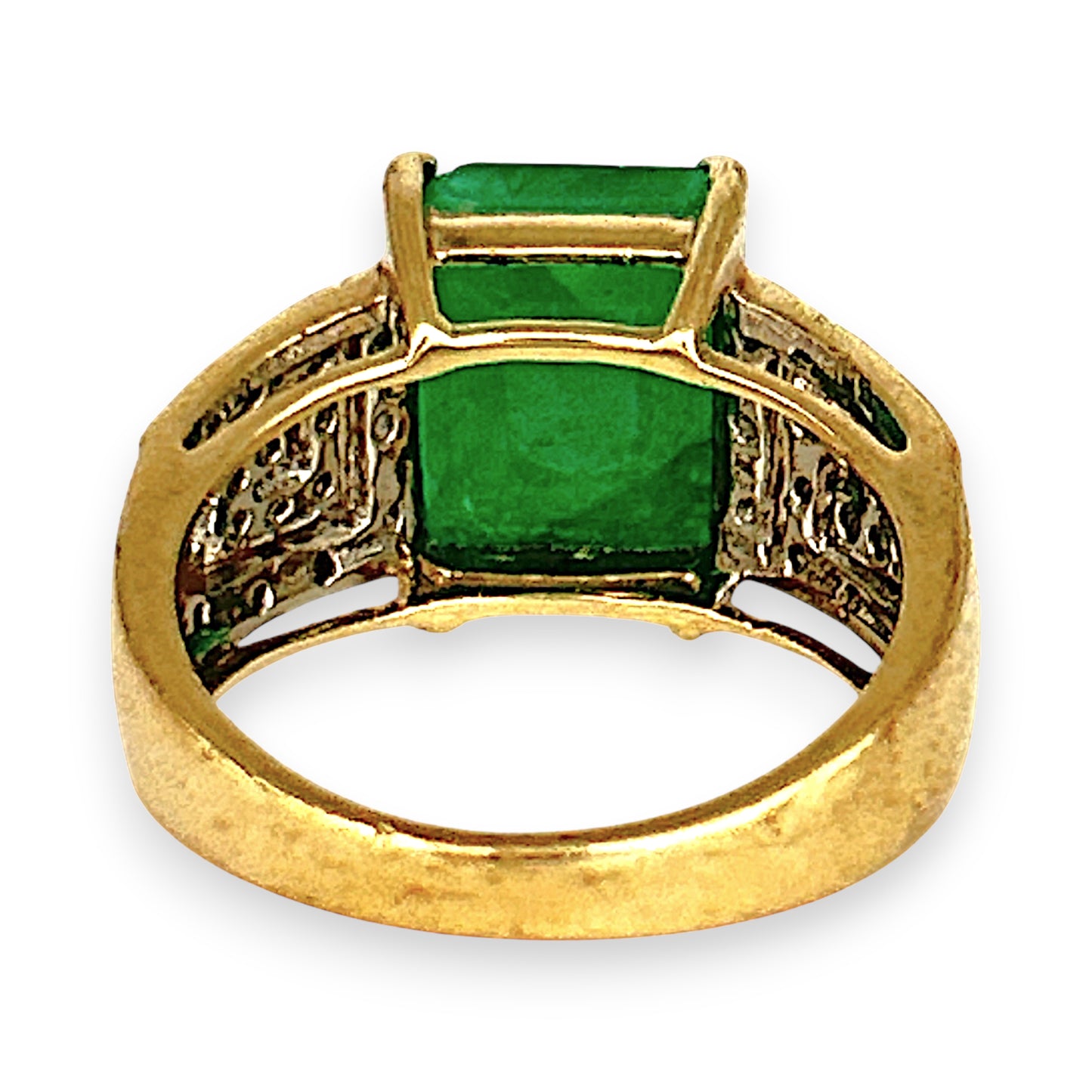 GOLD DEAL | 9ct Gold Emerald Majesty Ring Valuation $2,500