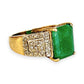 GOLD DEAL | 9ct Gold Emerald Majesty Ring Valuation $2,500