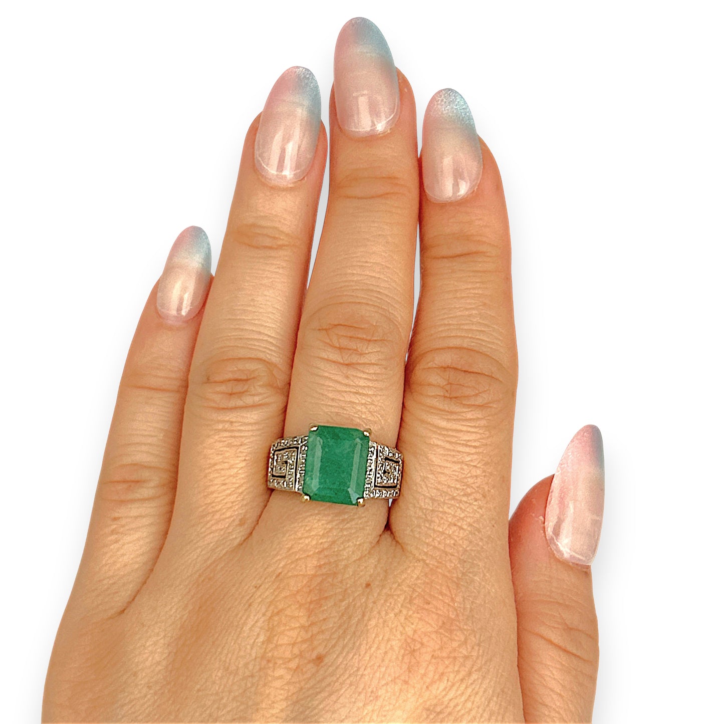 GOLD DEAL | 9ct Gold Emerald Majesty Ring Valuation $2,500