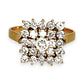 XMAS DEAL | 18kt Gold Lumière Cluster Ring Valuation $10,850