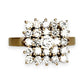 XMAS DEAL | 18kt Gold Lumière Cluster Ring Valuation $10,850