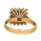 XMAS DEAL | 18kt Gold Lumière Cluster Ring Valuation $10,850